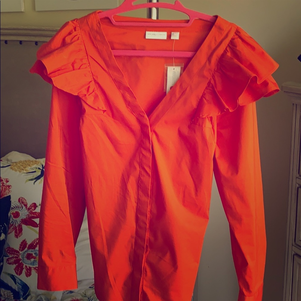 NY&co Orange top